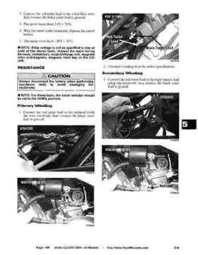 2005 Arctic Cat ATVs factory service and repair manual, Page 499