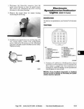 2005 Arctic Cat ATVs factory service and repair manual, Page 503