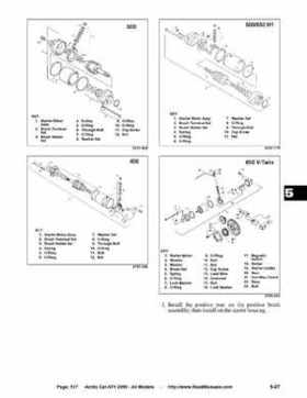 2005 Arctic Cat ATVs factory service and repair manual, Page 517