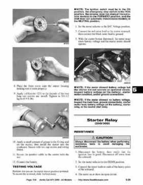 2005 Arctic Cat ATVs factory service and repair manual, Page 519