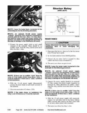 2005 Arctic Cat ATVs factory service and repair manual, Page 520