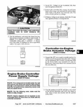 2005 Arctic Cat ATVs factory service and repair manual, Page 527