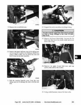 2005 Arctic Cat ATVs factory service and repair manual, Page 548