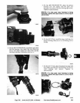 2005 Arctic Cat ATVs factory service and repair manual, Page 552