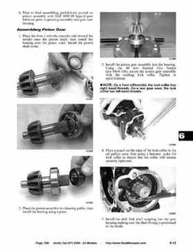 2005 Arctic Cat ATVs factory service and repair manual, Page 556