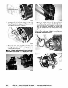 2005 Arctic Cat ATVs factory service and repair manual, Page 557