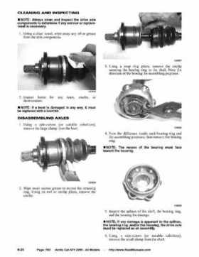 2005 Arctic Cat ATVs factory service and repair manual, Page 563