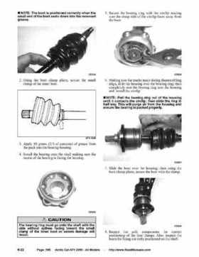 2005 Arctic Cat ATVs factory service and repair manual, Page 565