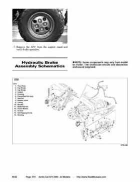 2005 Arctic Cat ATVs factory service and repair manual, Page 575