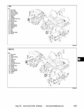 2005 Arctic Cat ATVs factory service and repair manual, Page 576