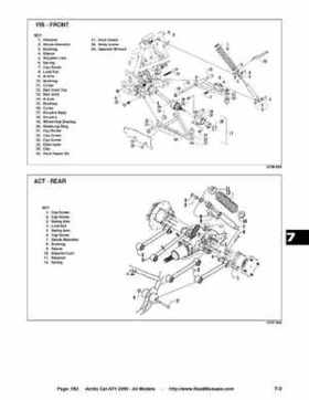 2005 Arctic Cat ATVs factory service and repair manual, Page 582
