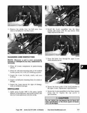 2005 Arctic Cat ATVs factory service and repair manual, Page 586