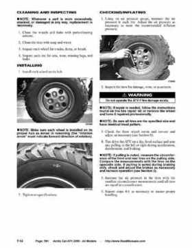 2005 Arctic Cat ATVs factory service and repair manual, Page 591