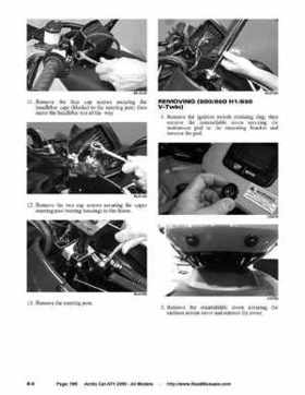 2005 Arctic Cat ATVs factory service and repair manual, Page 595