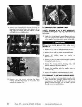 2005 Arctic Cat ATVs factory service and repair manual, Page 597