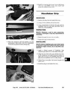 2005 Arctic Cat ATVs factory service and repair manual, Page 600