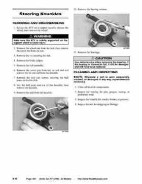 2005 Arctic Cat ATVs factory service and repair manual, Page 601
