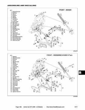 2005 Arctic Cat ATVs factory service and repair manual, Page 602