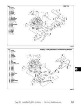 2005 Arctic Cat ATVs factory service and repair manual, Page 614