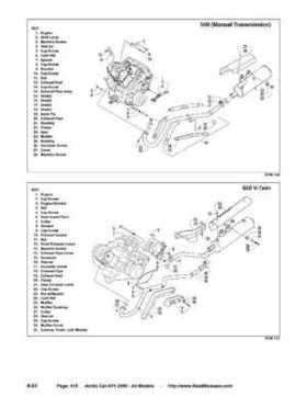 2005 Arctic Cat ATVs factory service and repair manual, Page 615