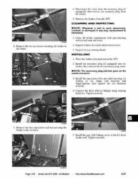2005 Arctic Cat ATVs factory service and repair manual, Page 618