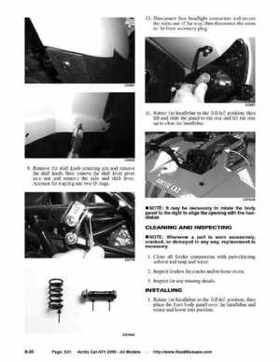2005 Arctic Cat ATVs factory service and repair manual, Page 621