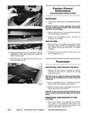 2005 Arctic Cat ATVs factory service and repair manual, Page 623