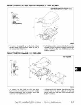 2005 Arctic Cat ATVs factory service and repair manual, Page 632