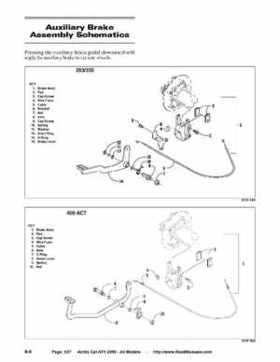 2005 Arctic Cat ATVs factory service and repair manual, Page 637
