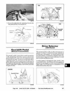 2005 Arctic Cat ATVs factory service and repair manual, Page 640