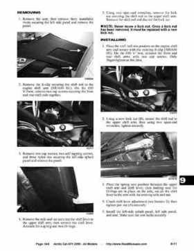 2005 Arctic Cat ATVs factory service and repair manual, Page 644