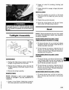 2006 Arctic Cat ATVs 400/400TBX/400TRV/500/500TBX/500TRV/650H1/650 V-Twin Service Manual, Page 493