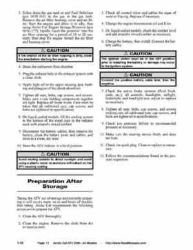 2006 Arctic Cat ATVs factory service and repair manual, Page 11