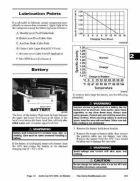 2006 Arctic Cat ATVs factory service and repair manual, Page 14