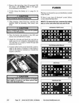 2006 Arctic Cat ATVs factory service and repair manual, Page 15