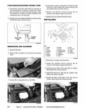 2006 Arctic Cat ATVs factory service and repair manual, Page 17