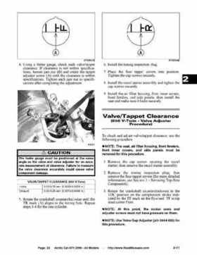 2006 Arctic Cat ATVs factory service and repair manual, Page 22