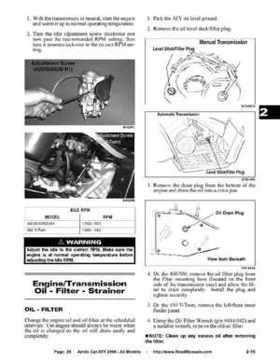 2006 Arctic Cat ATVs factory service and repair manual, Page 26