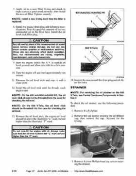 2006 Arctic Cat ATVs factory service and repair manual, Page 27