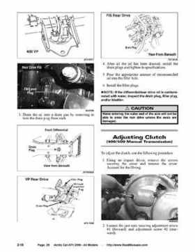 2006 Arctic Cat ATVs factory service and repair manual, Page 29