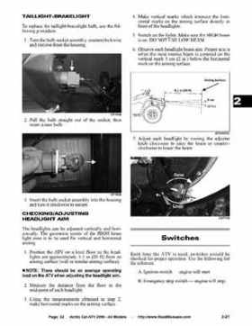 2006 Arctic Cat ATVs factory service and repair manual, Page 32