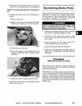 2006 Arctic Cat ATVs factory service and repair manual, Page 38