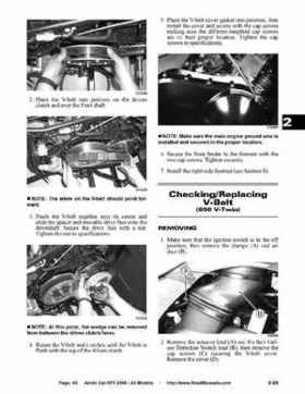 2006 Arctic Cat ATVs factory service and repair manual, Page 40