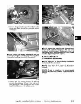 2006 Arctic Cat ATVs factory service and repair manual, Page 62