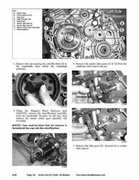 2006 Arctic Cat ATVs factory service and repair manual, Page 63