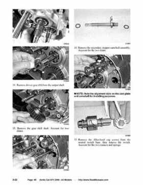 2006 Arctic Cat ATVs factory service and repair manual, Page 65