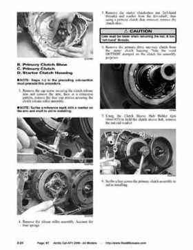 2006 Arctic Cat ATVs factory service and repair manual, Page 67