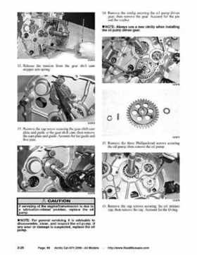 2006 Arctic Cat ATVs factory service and repair manual, Page 69