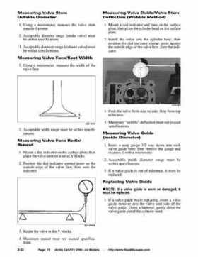 2006 Arctic Cat ATVs factory service and repair manual, Page 75