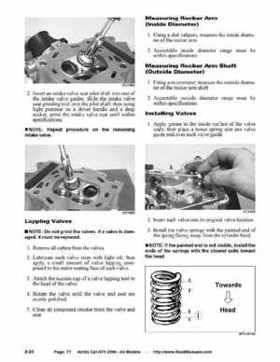2006 Arctic Cat ATVs factory service and repair manual, Page 77
